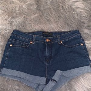 Dark blue denim shorts | 30